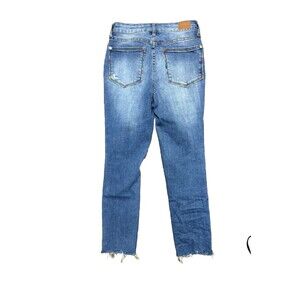 Judy Blue Skinny Fit Embroidered Detail Mid Rise Mid-Wash 1/25